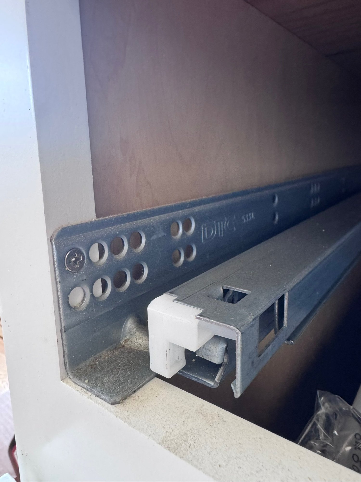 Manufactured drawer detail